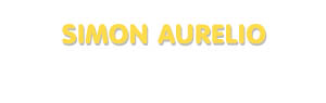 Der Vorname Simon Aurelio